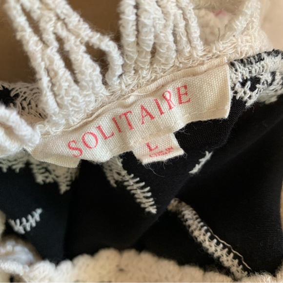 Solitaire | Size L Crochet Top Bohemian Western Festival Short Sleeve Festival - Picture 7 of 12